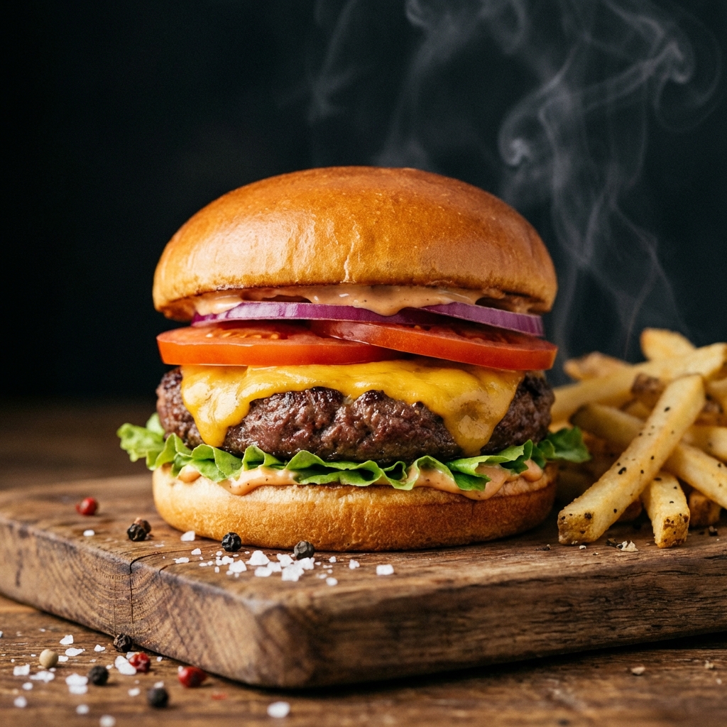 Gourmet Cheese Burger